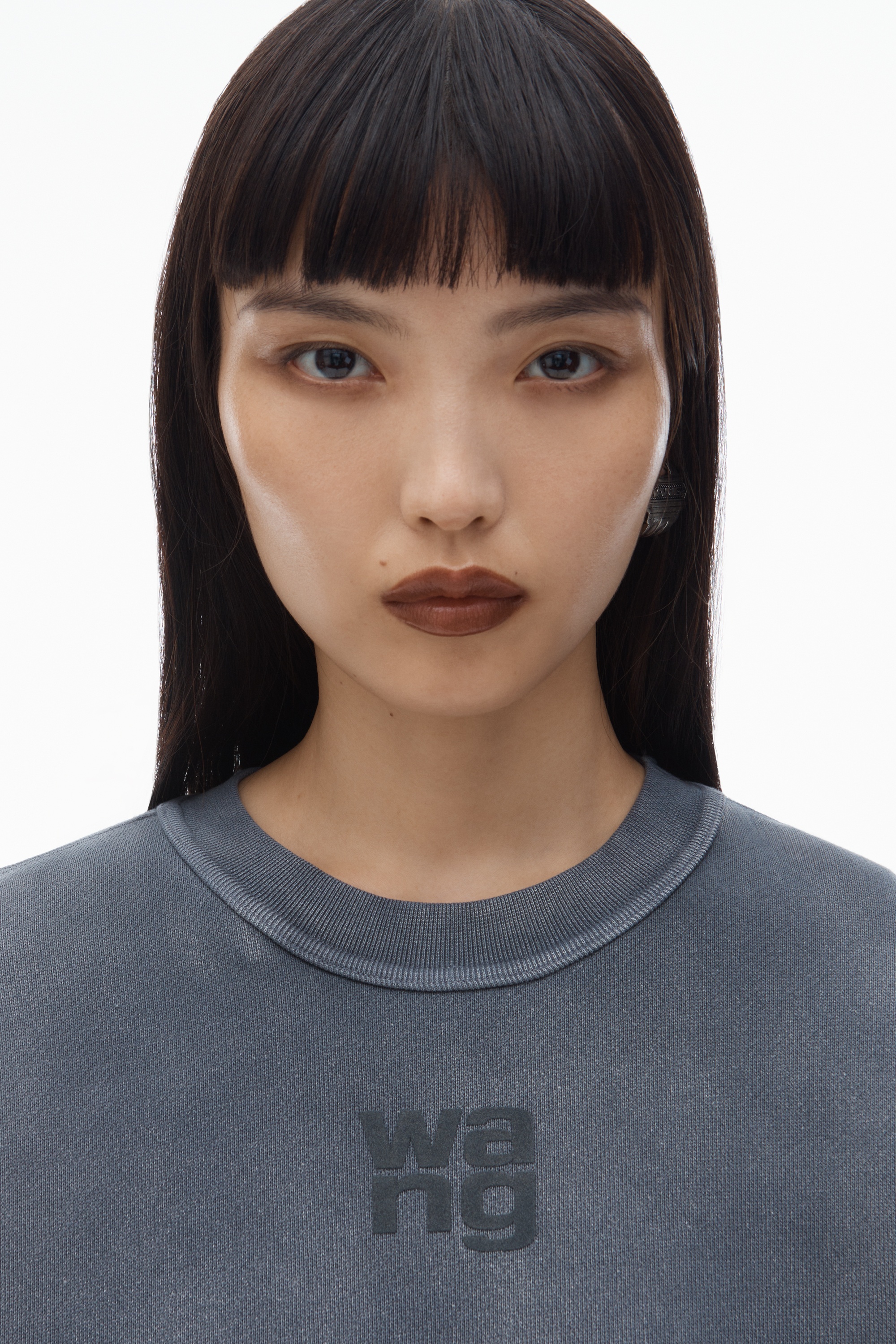 puff logo sweatshirt in structured terry - 3