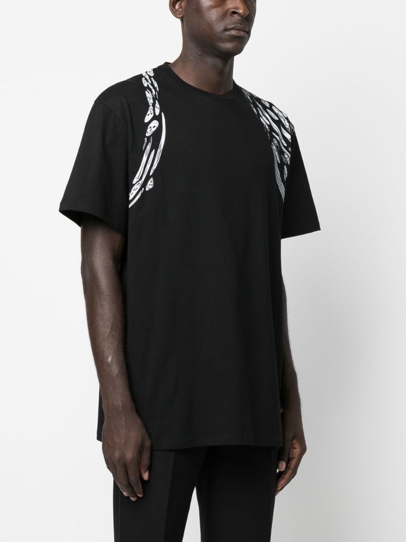 skull-print cotton T-shirt - 3