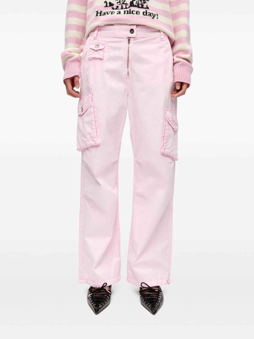 straight cargo pants - 3