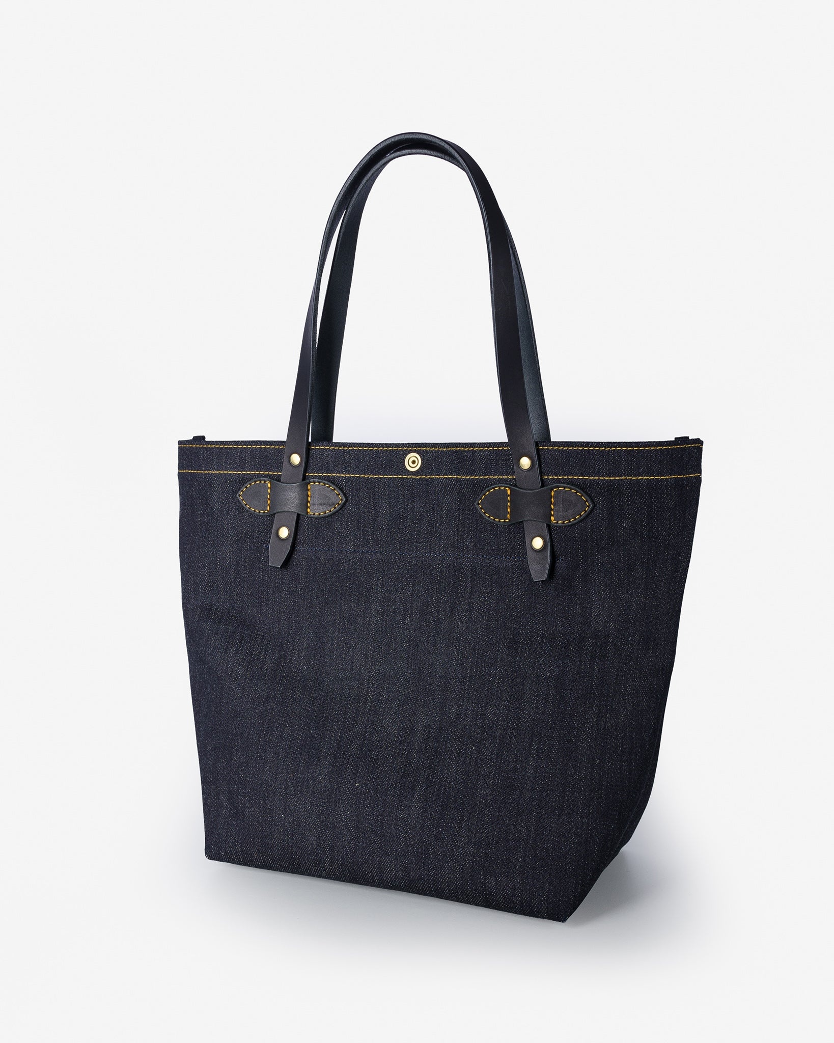 IHE-49-IND 25oz Selvedge Denim Tote Bag - Indigo - 2