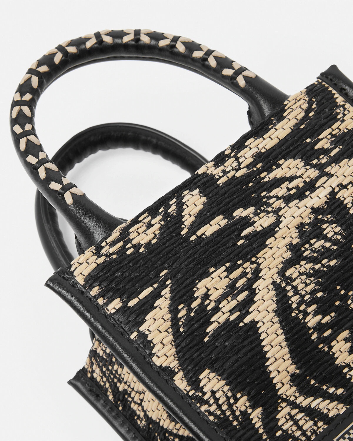 Barocco Athena Raffia Mini Bag - 5