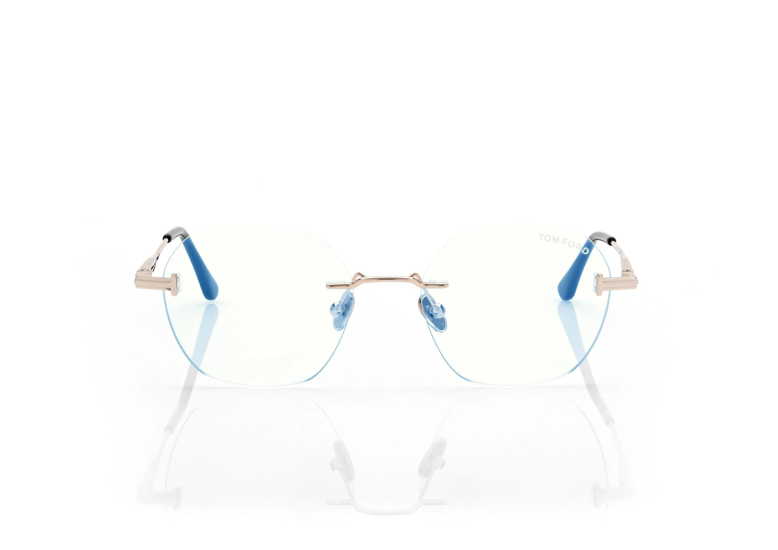 GEOMETRIC BLUE BLOCK OPTICALS - 1