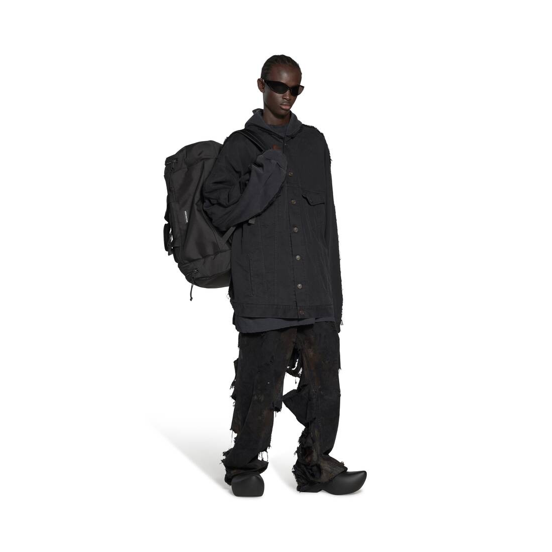 Men's Explorer Travel Backpack in Black - 3