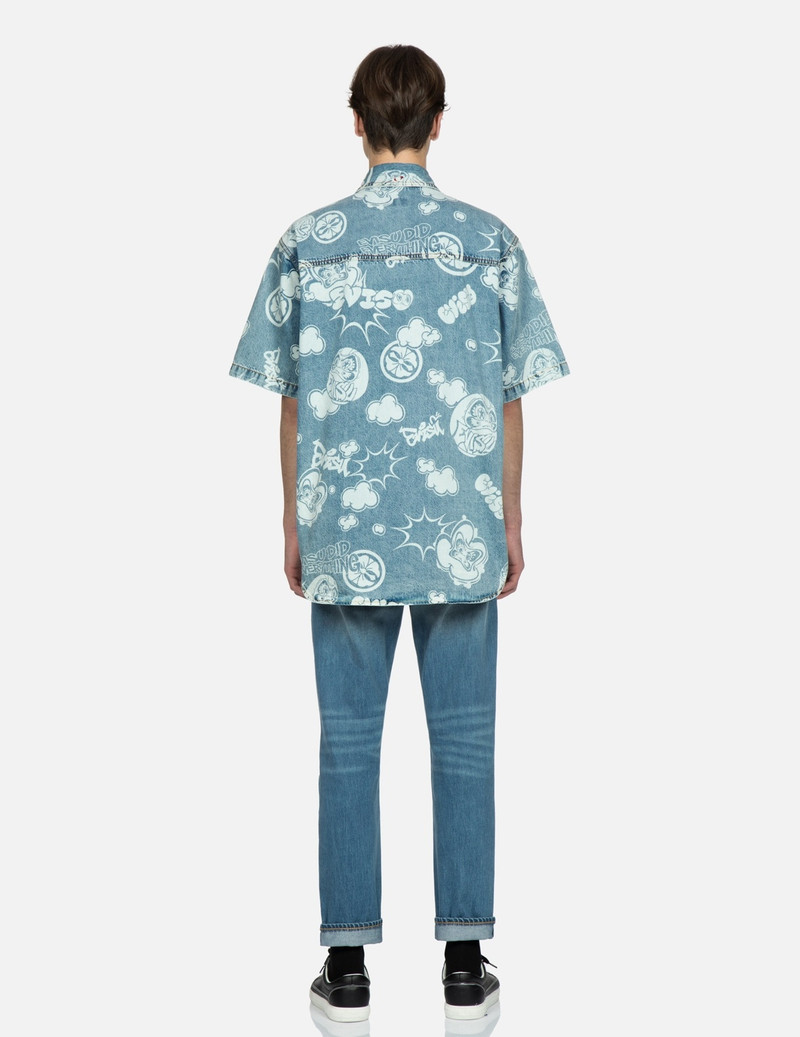 GRAFFITI DARUMA PRINT CARROT-FIT JEANS #2017 5