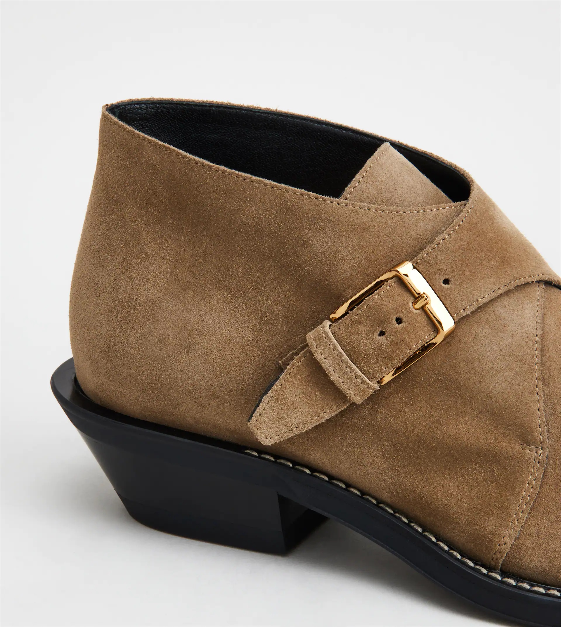 MONKSTRAPS IN SUEDE - BEIGE - 6