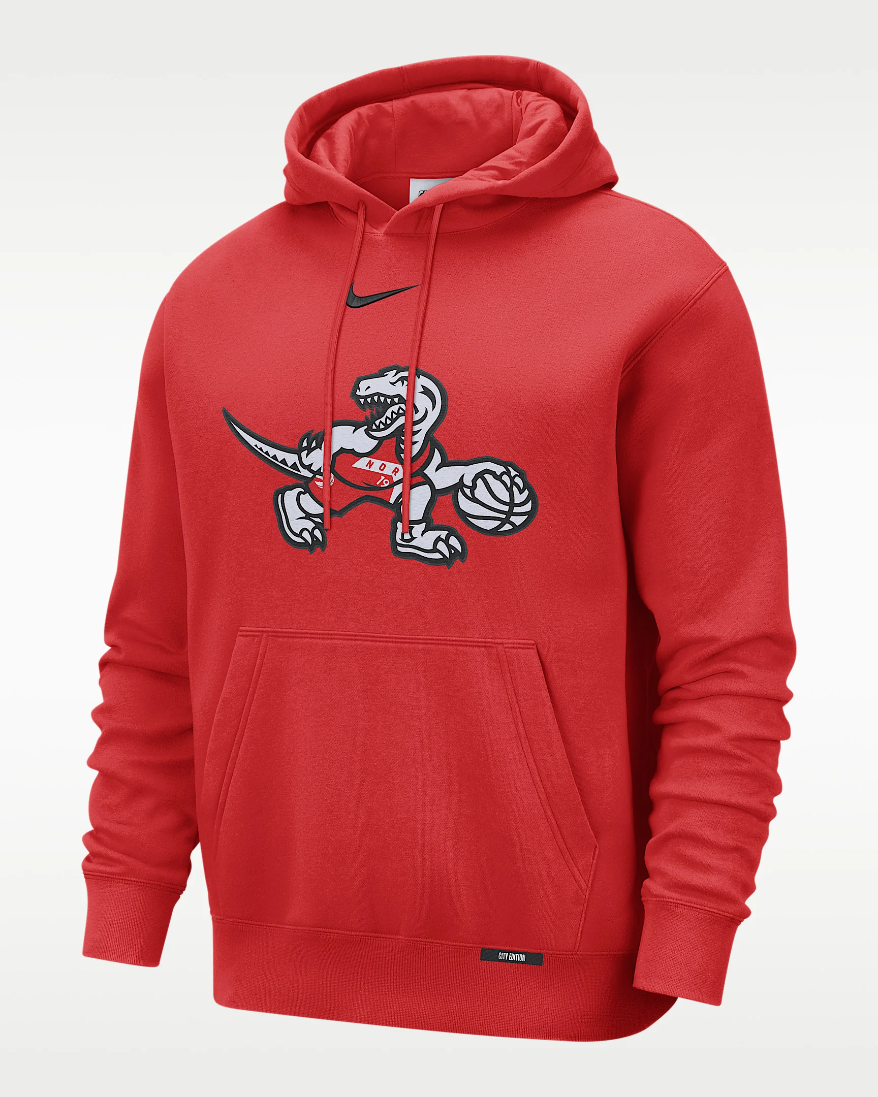 Toronto Raptors City Edition Men's Nike Club Hoodie - 1