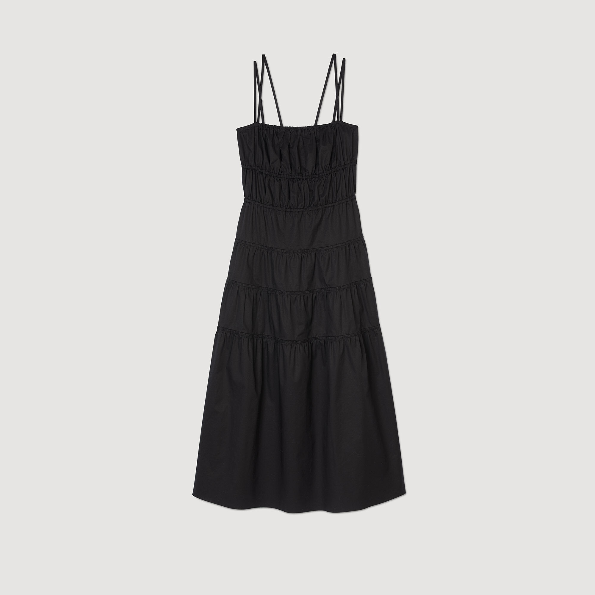 RUCHED MIDI DRESS - 1