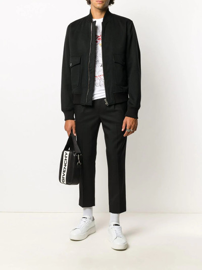 Givenchy logo bomber jacket outlook