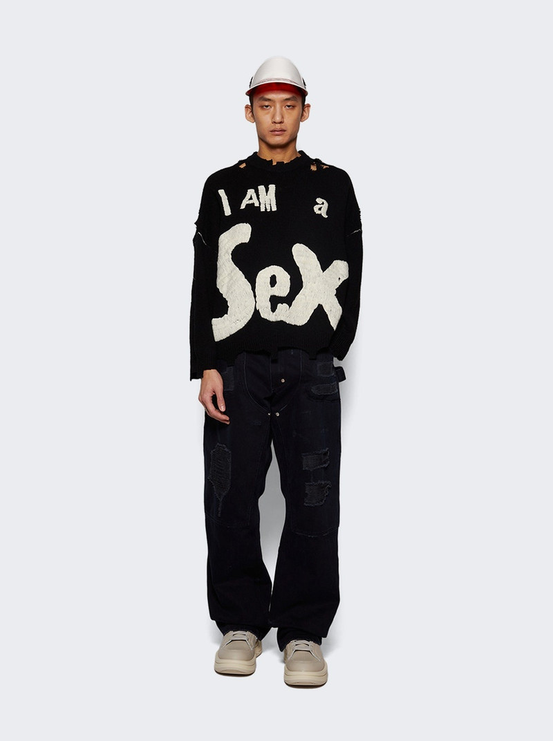 SAINT M×××××× X Sex Pitols Sweater Black outlook