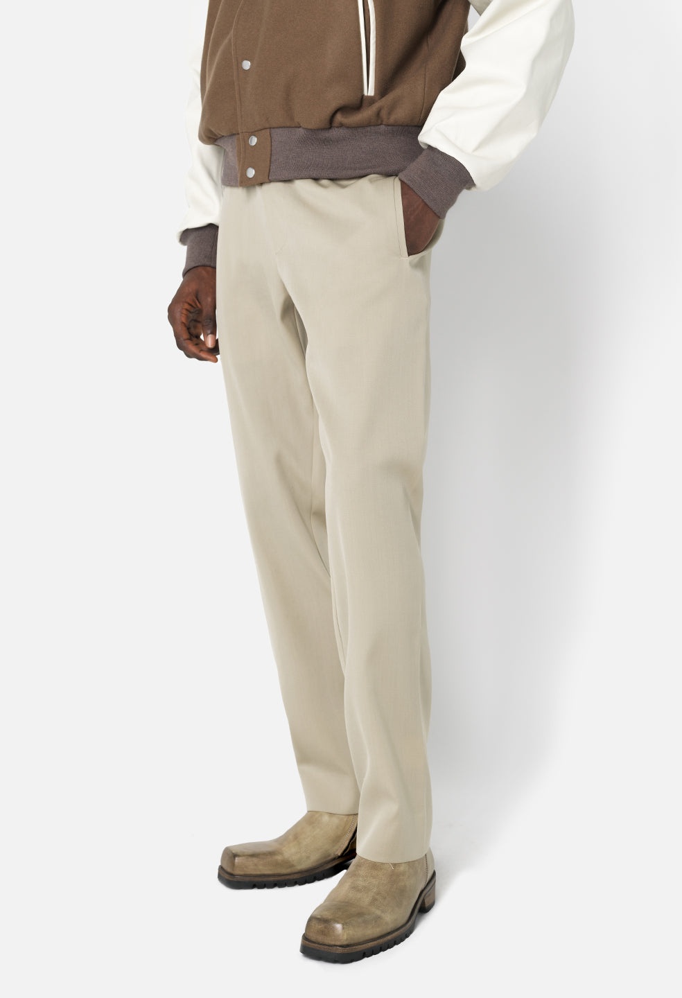 WOOL EASY TROUSER - 6