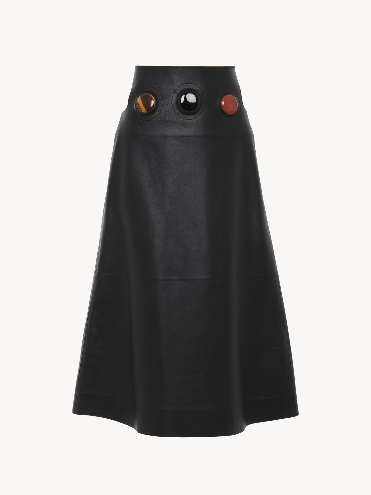 FLARED MID-LENGTH SKIRT - 3