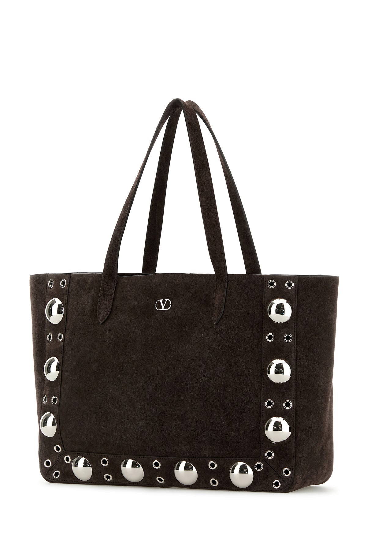 Brown suede Nellcôte shopping bag - 2