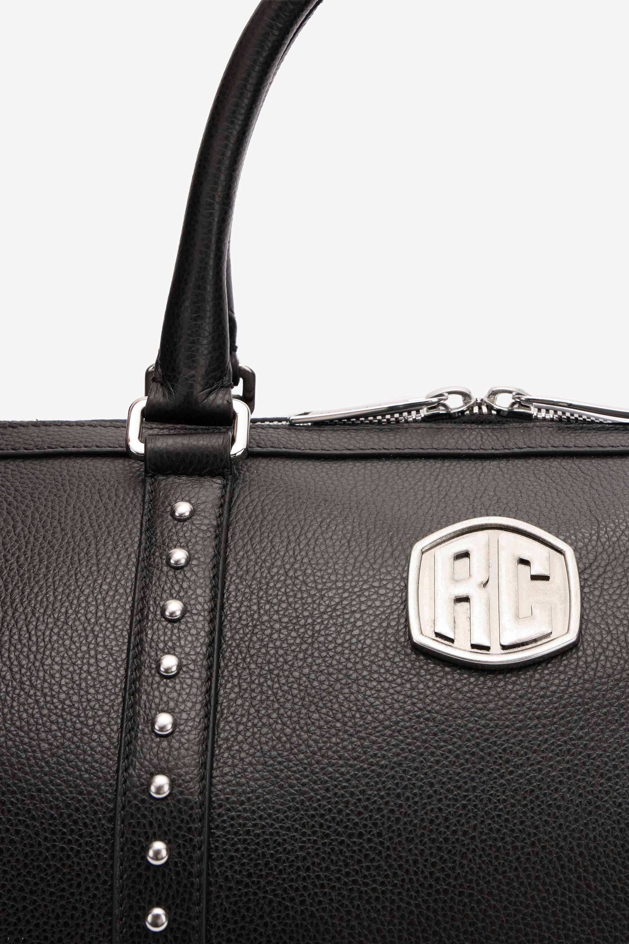 Tumbled Leather Travel Bag - 5