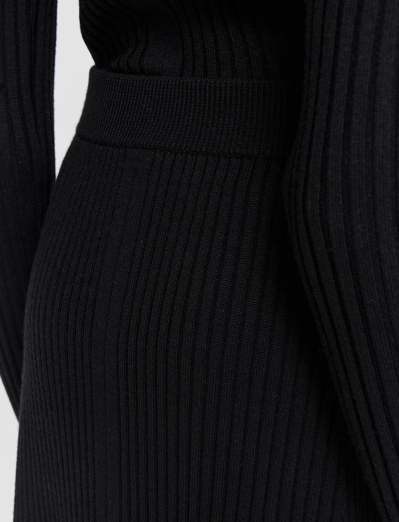 Merino Silk Rib Skirt 4