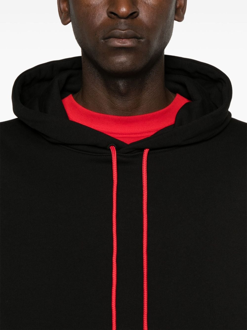raised-logo hoodie - 5