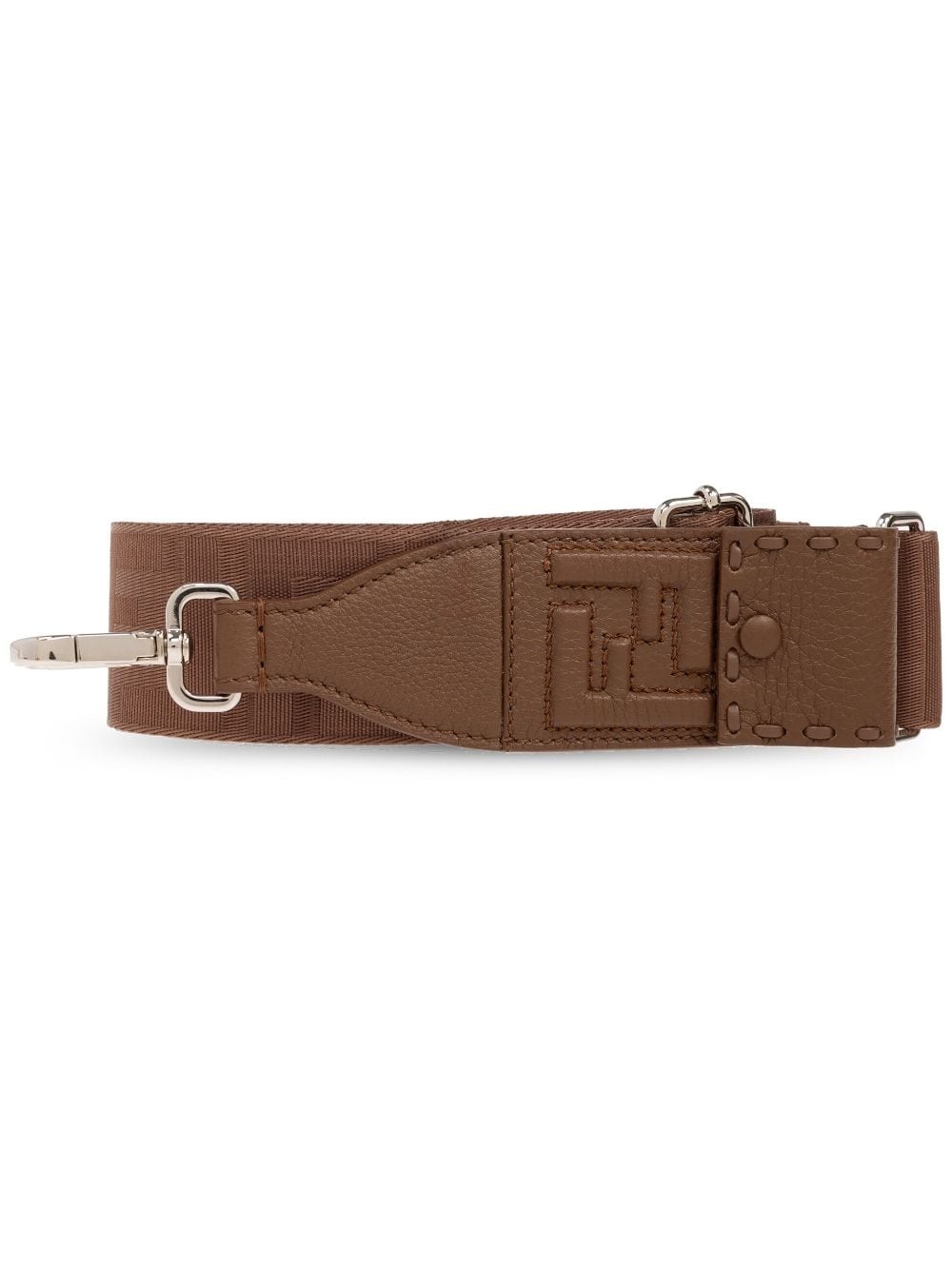 monogram-jacquard bag strap - 1