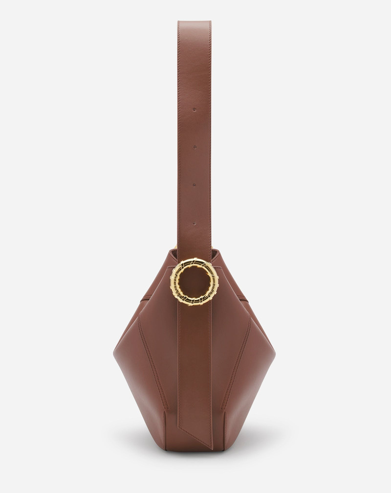 SMALL-MEDIUM LEATHER MELODIE HOBO BAG 4