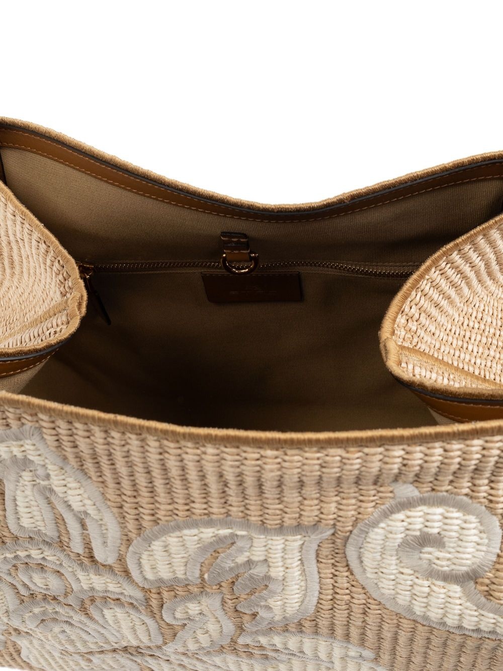logo embroidered tote bag - 6