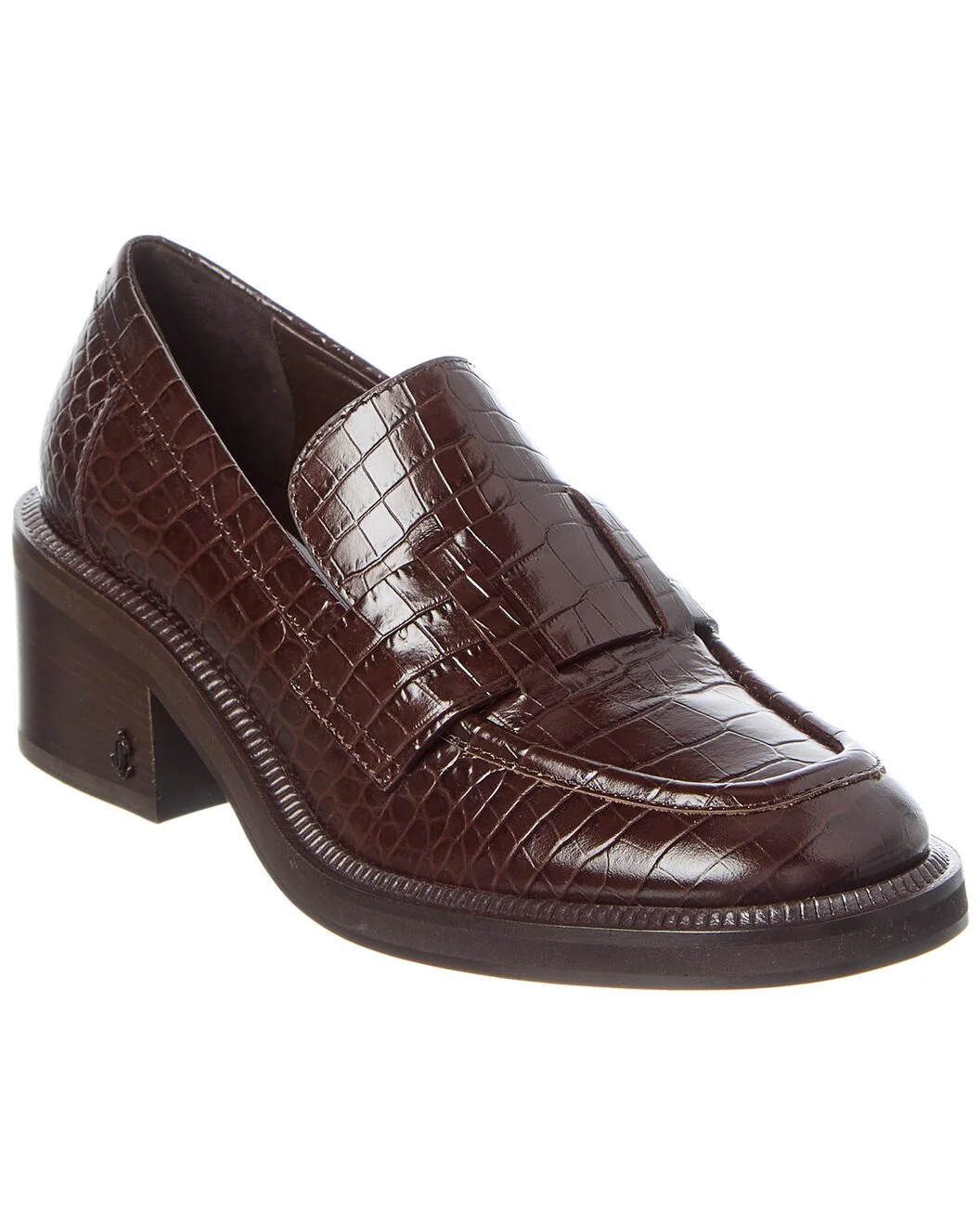 Jimmy Choo Tylor 60 Croc-Embossed Leather Loafer - 1