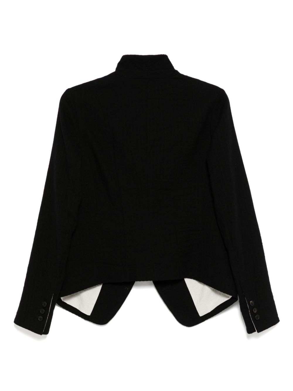 stand up-collar jacket - 2