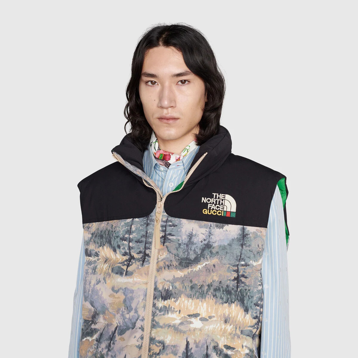 The North Face x Gucci down vest - 5