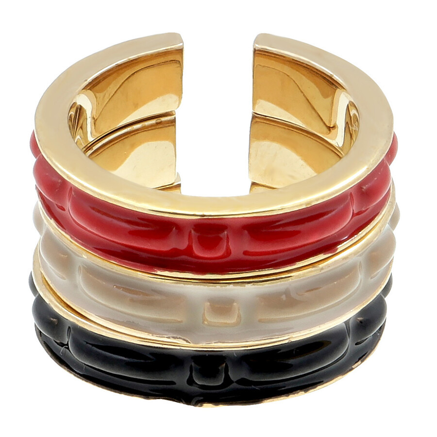 Burberry Trio Enamel Stackable Earrings - 4