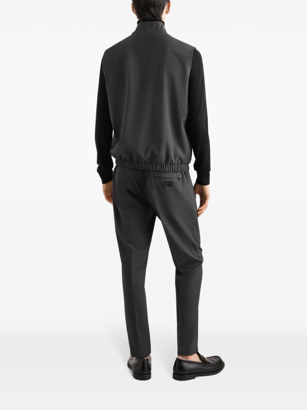 pleat-detail trousers - 3