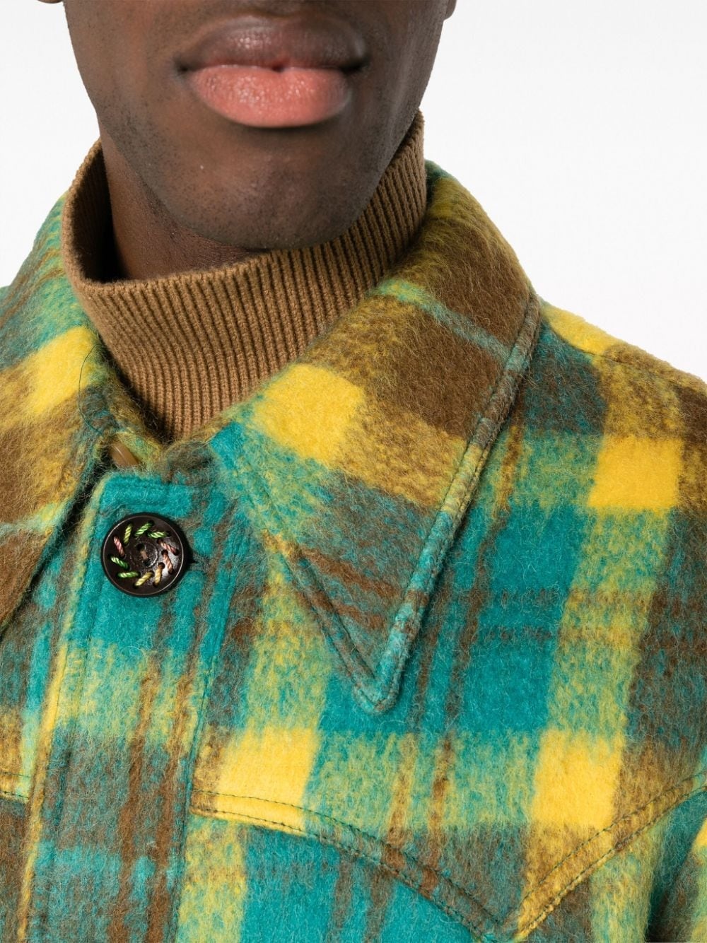 Andersson Bell plaid-check shirt jacket | REVERSIBLE