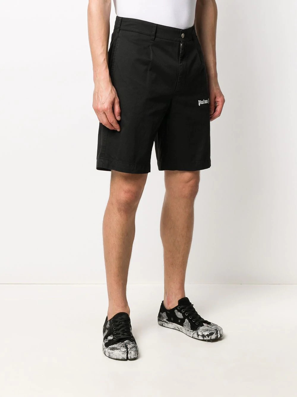 logo print deck shorts - 3