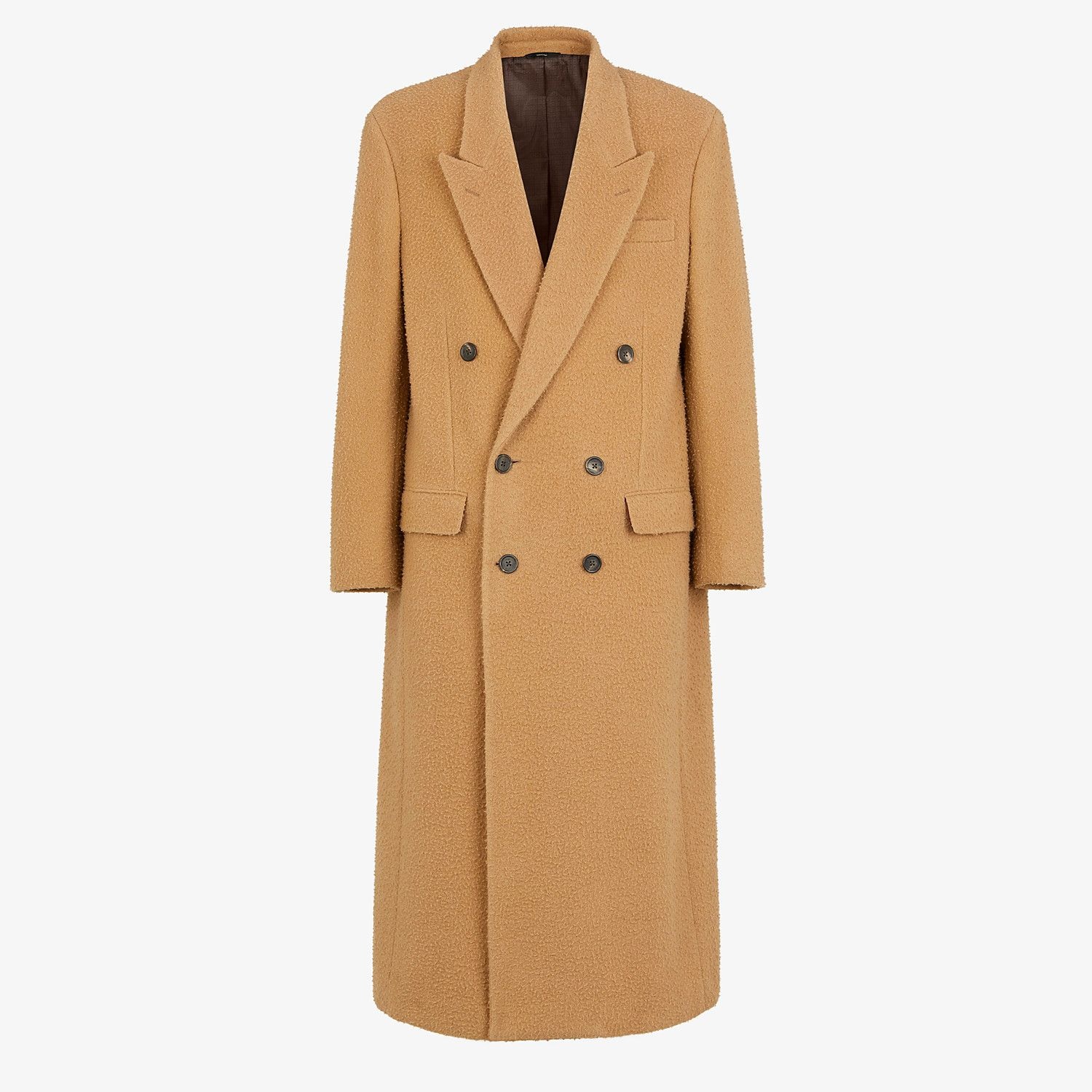 Beige wool coat - 1