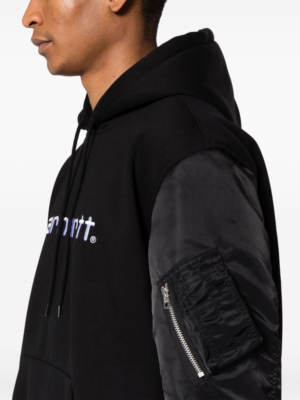 x Carhartt logo-embroidered hoodie - 5