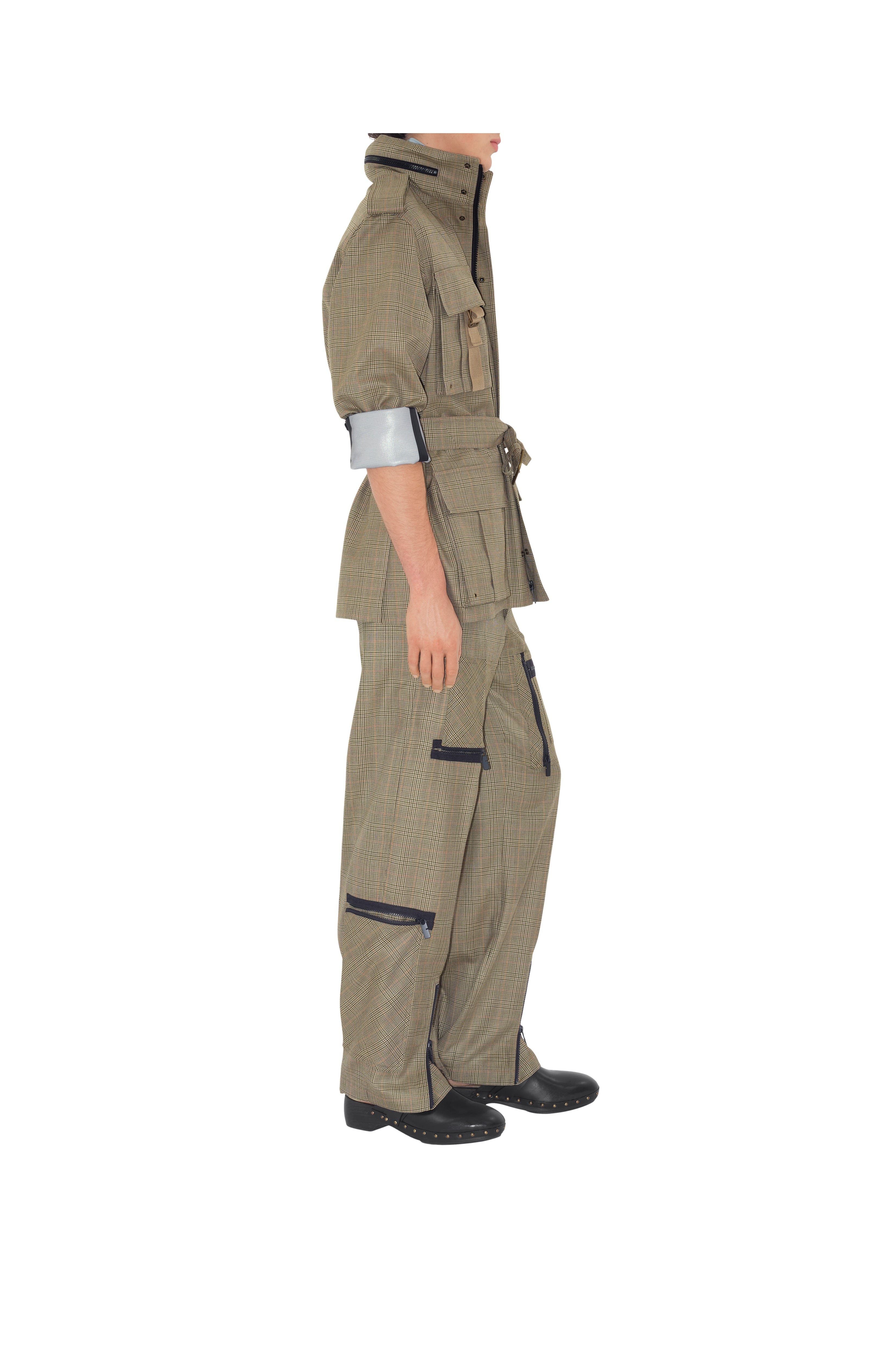 burberry Check Wool Trousers in Loch/bliss at Nordstrom - 3