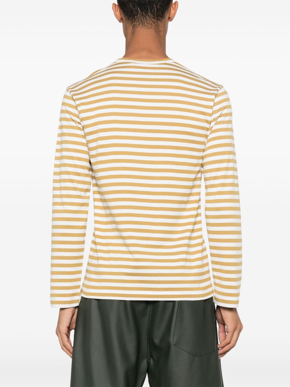 mini heart striped T-shirt - 4