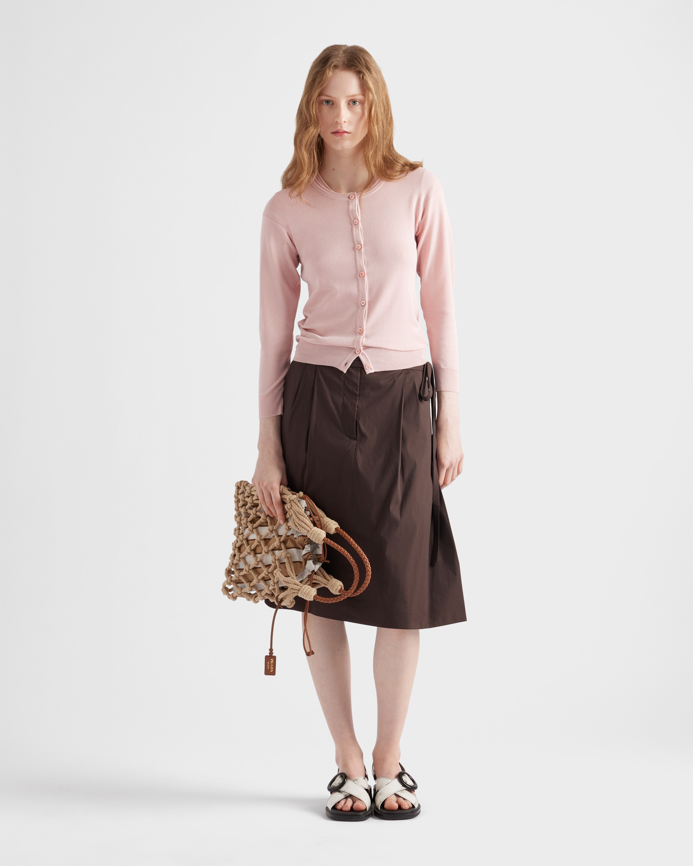 Cotton and silk knit cardigan - 2