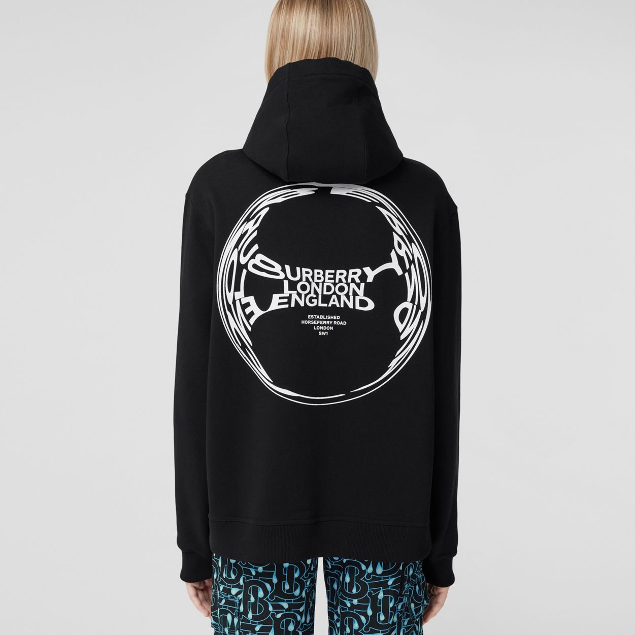 Logo Print Cotton Oversized Hoodie - Exclusive Capsule Collection - 4