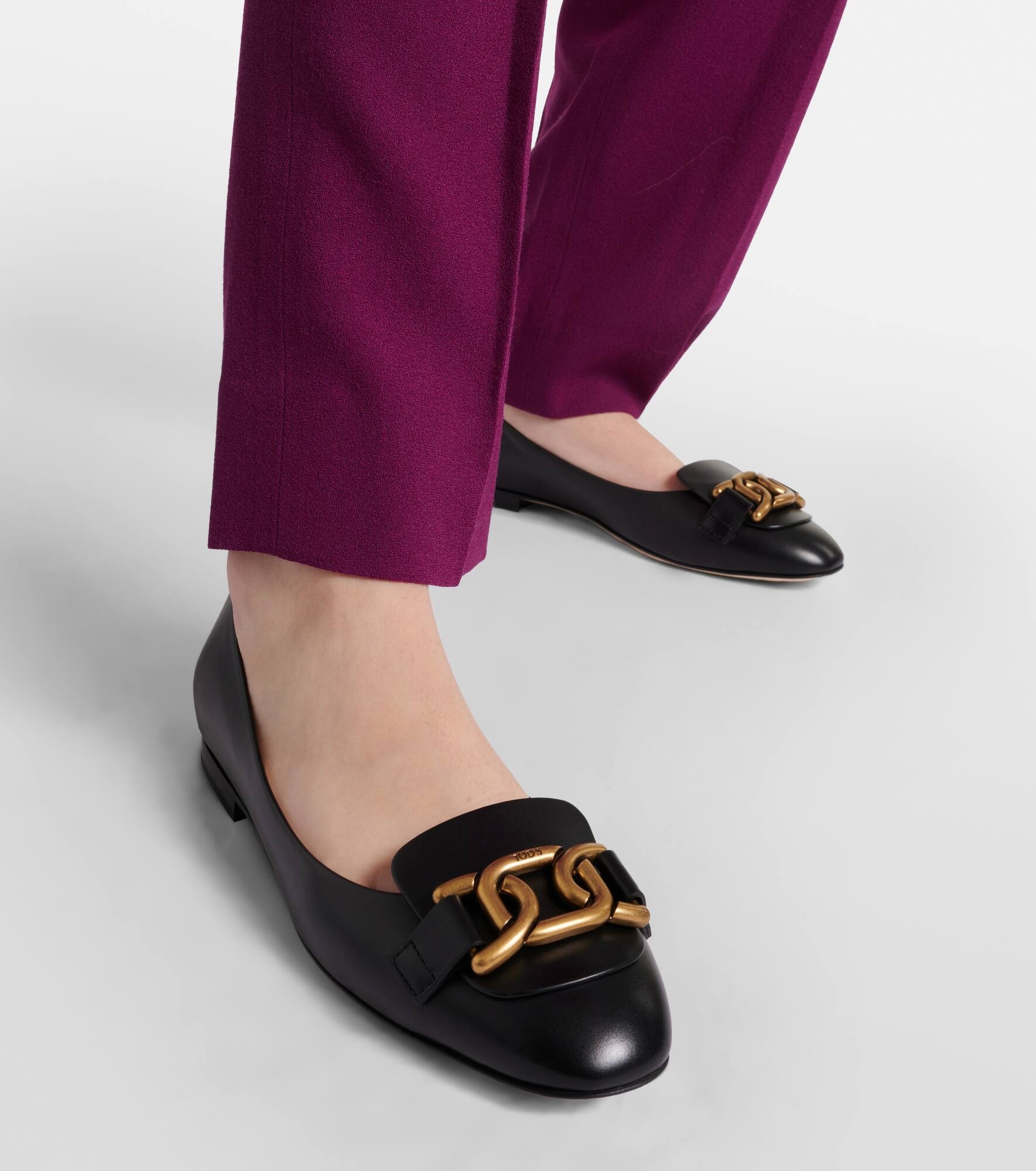 Kate leather ballet flats - 4