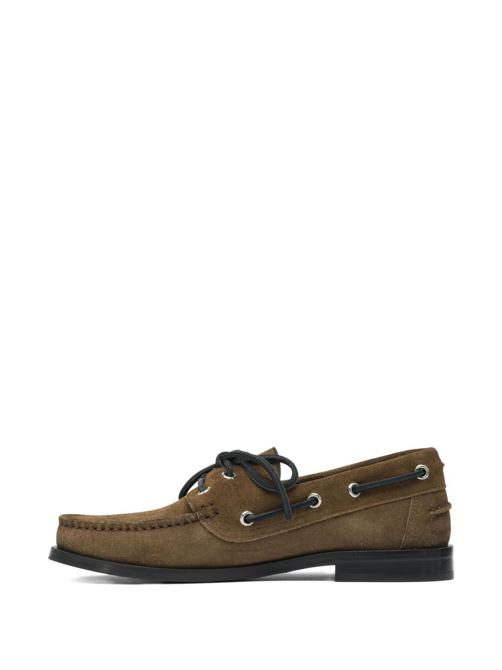 Harris suede leather lace-up loafers - 3