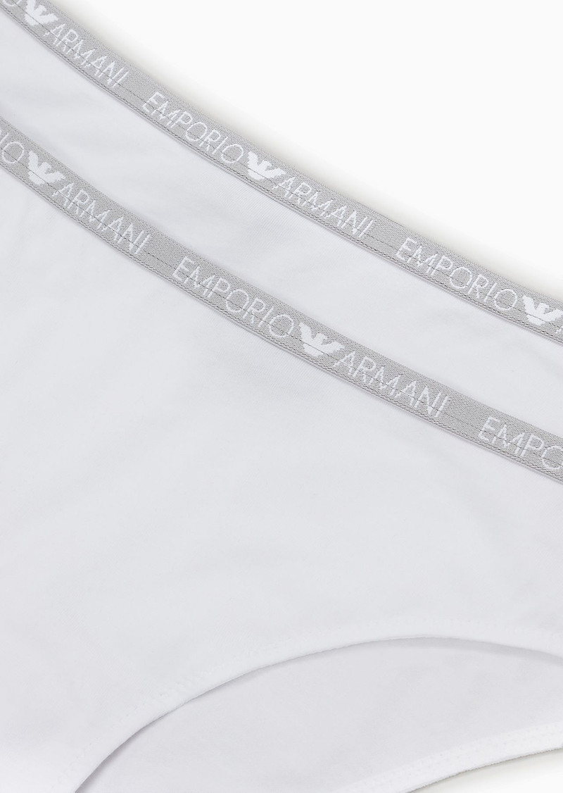 EMPORIO ARMANI Two-pack of Iconic logo briefs outlook