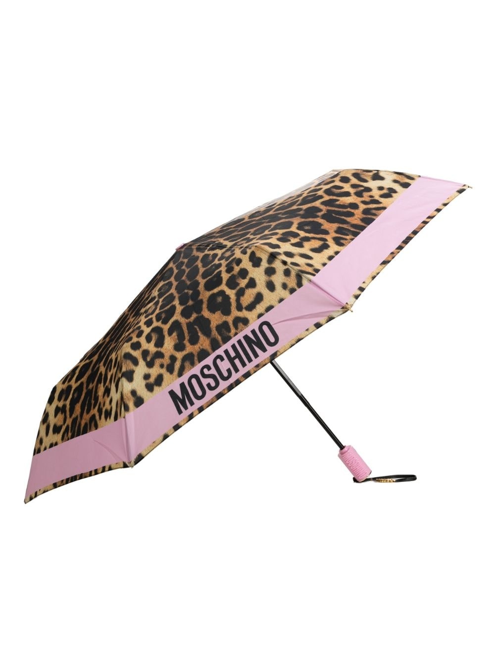 Moschino graphic-print waterproof umbrella - Pink