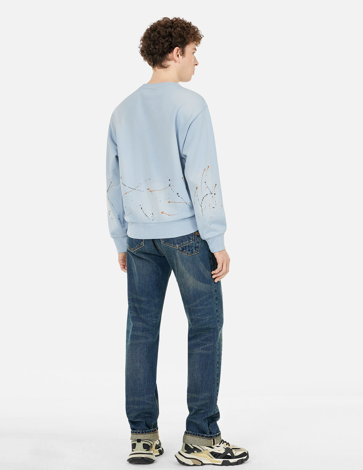 Logo and Seagull Print Relax Fit Sweatshirts - 4