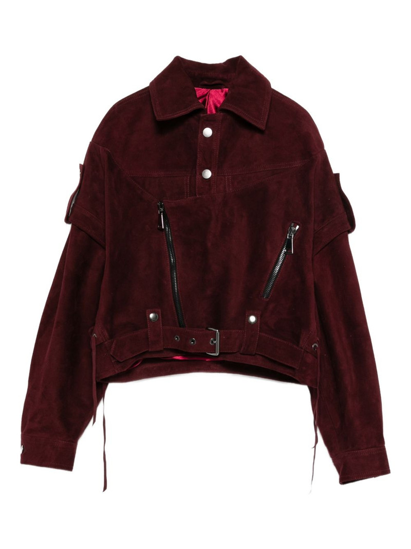 zip suede jacket 1