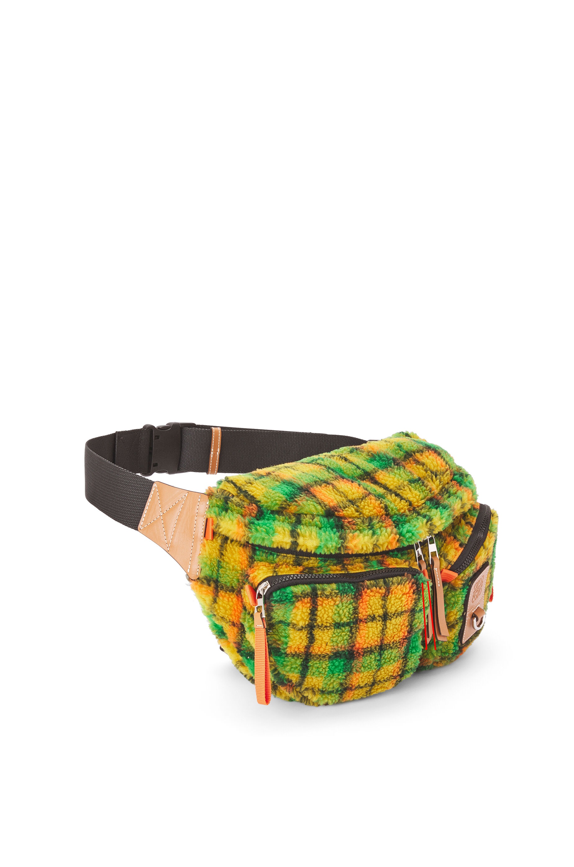 Large bumbag in recycled textile - 3