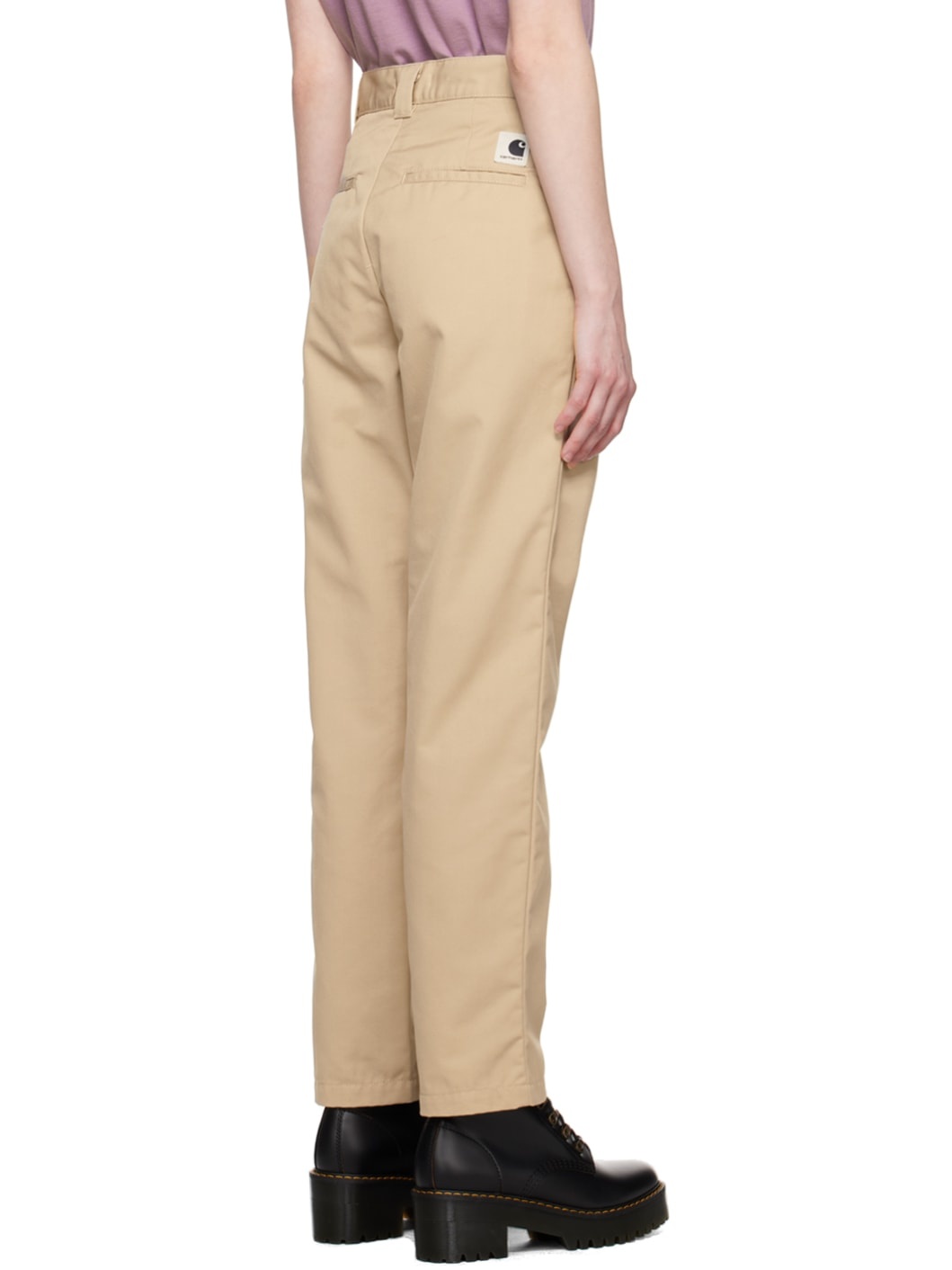 Beige W' Master Trousers - 3