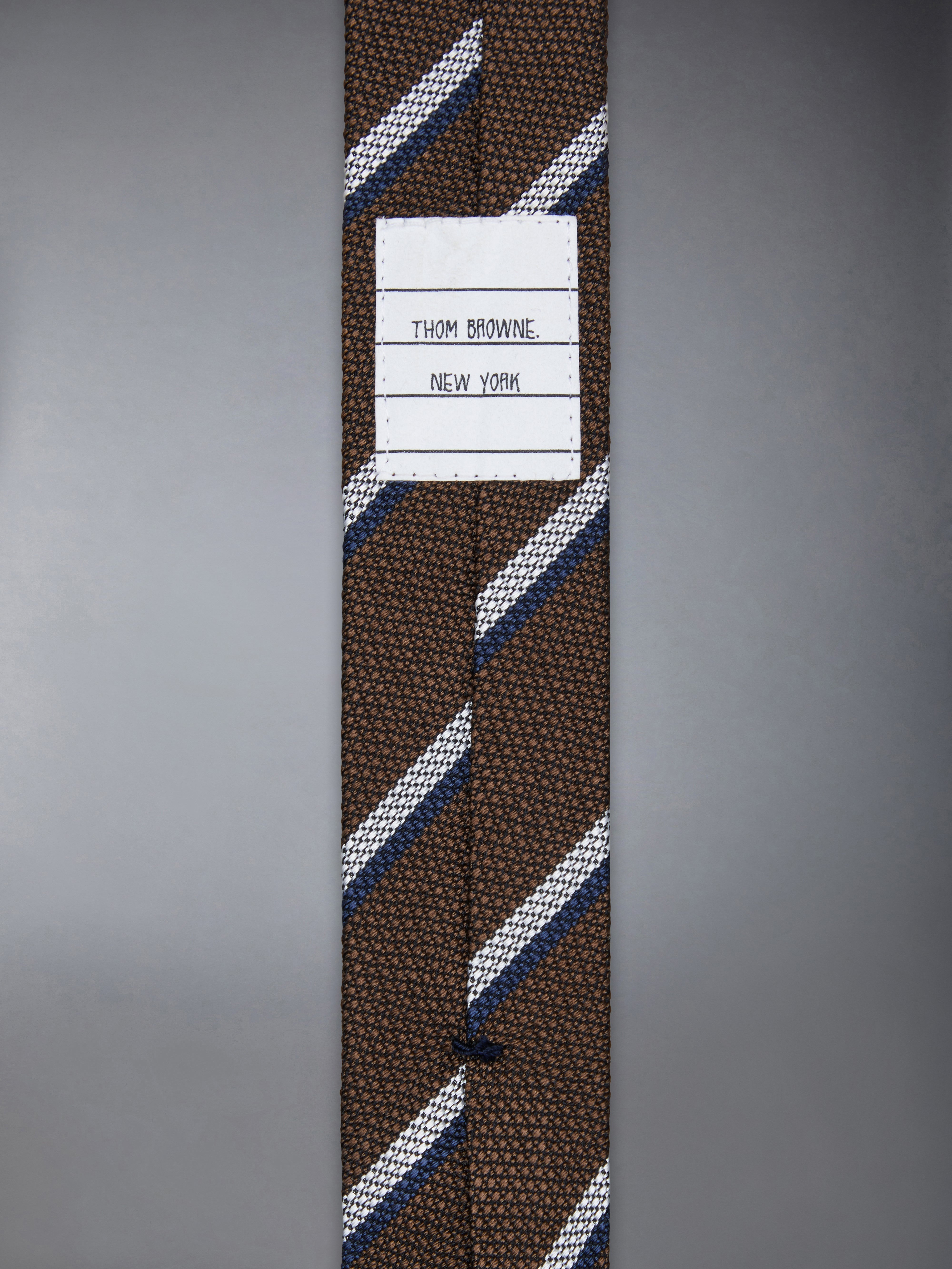 SHADOW STRIPE PIQUE WEAVE TIE - 3