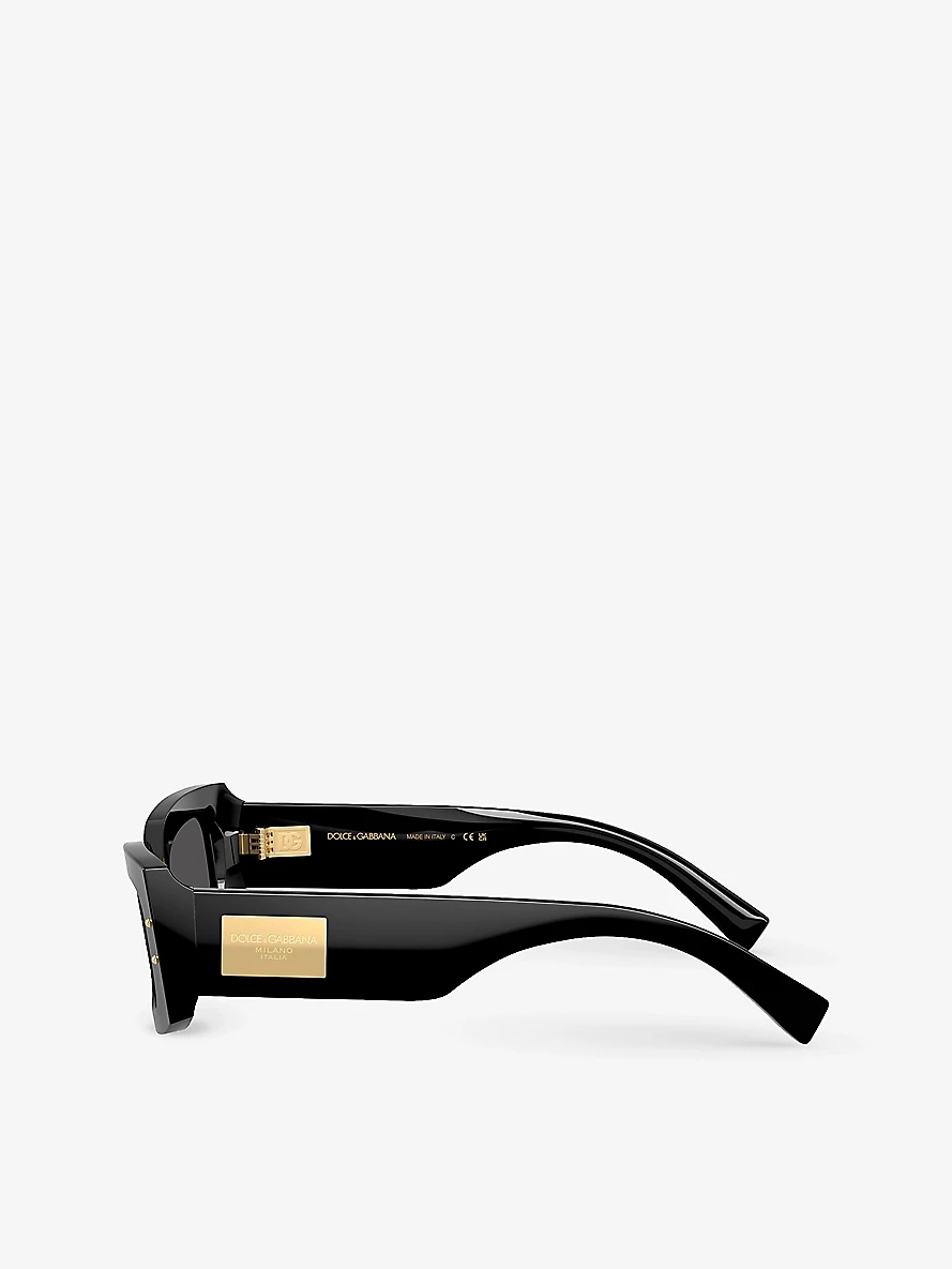 DG4479 Rectangle-Frame Acetate Sunglasses - 3