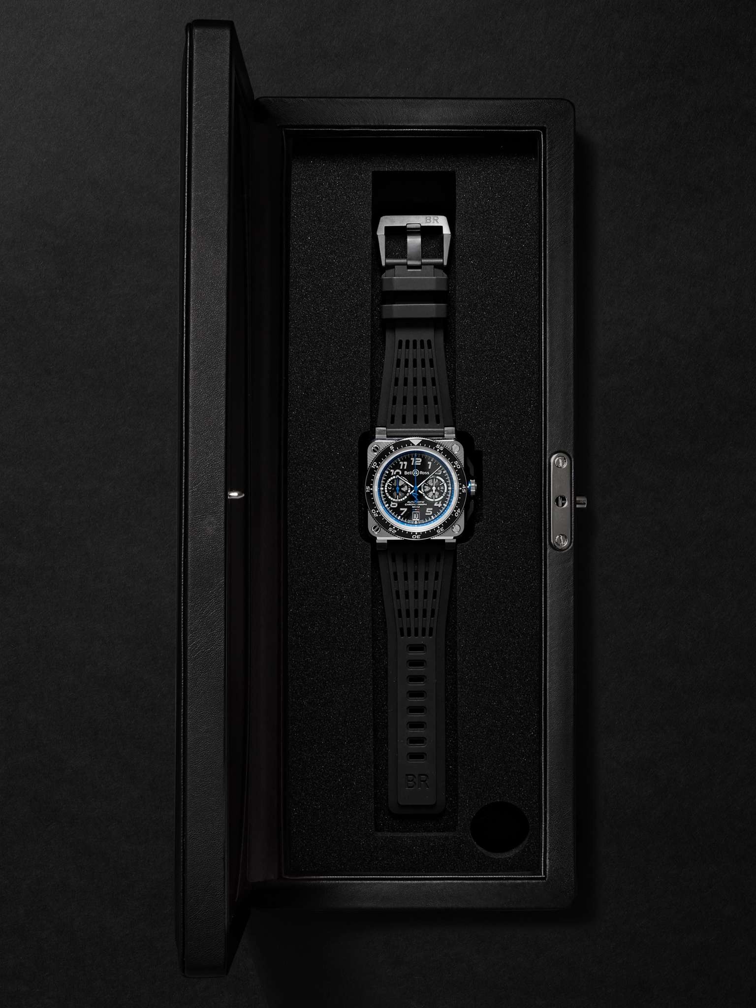 + Alpine F1 Team BR 03-94 Limited Edition Automatic Chronograph 42mm Stainless Steel and Rubber Watc - 7