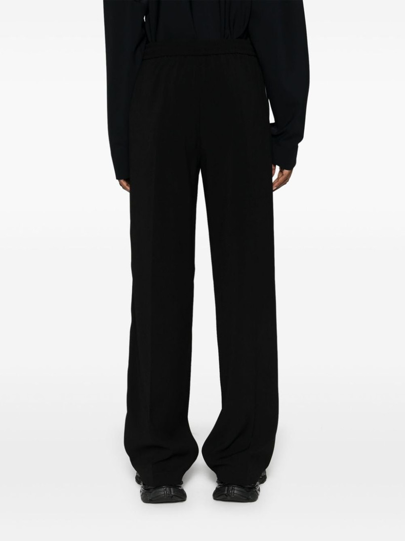 pressed-crease straight-leg trousers 4