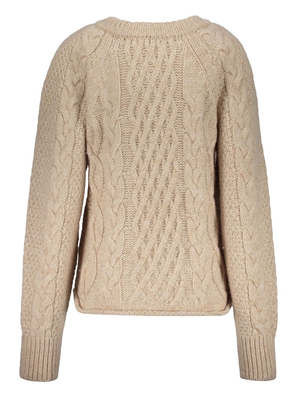cable-knit jumper - 2