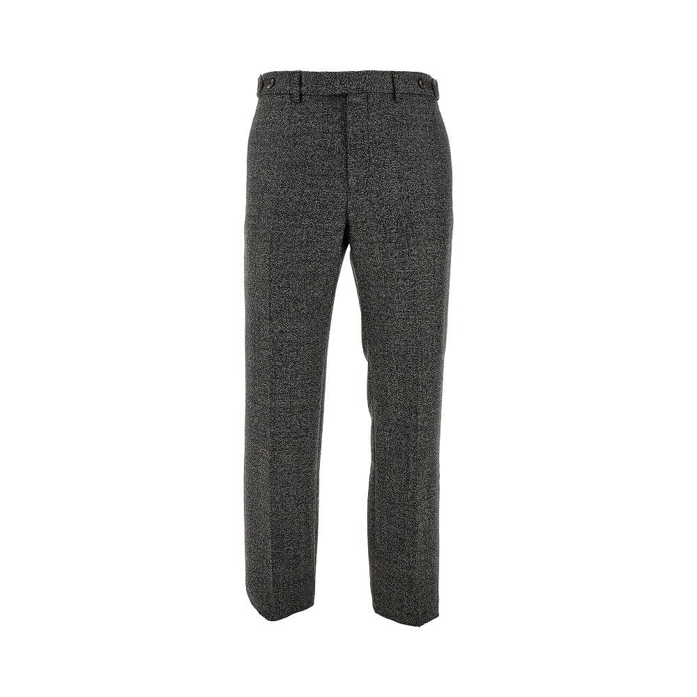 MÉLANGE WOOL PANTS - 1