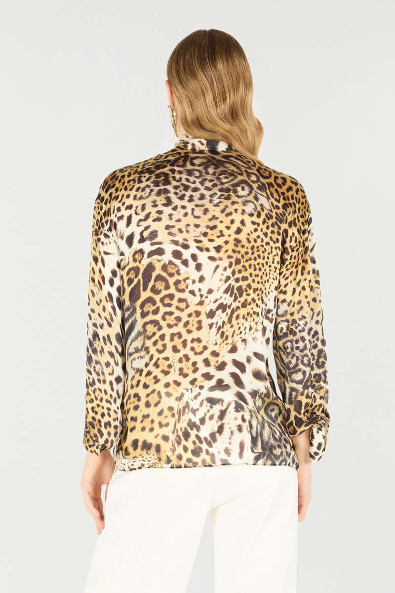 Shirt With Jaguar Skin Print 4